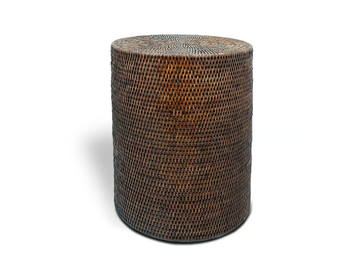 BASKET - Rattan bathroom stool by DECOR WALTHER - view 2